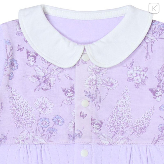 Japan Sanrio Original 2way Baby Romper 50-70cm - Kuromi : Sanrio Baby - 5