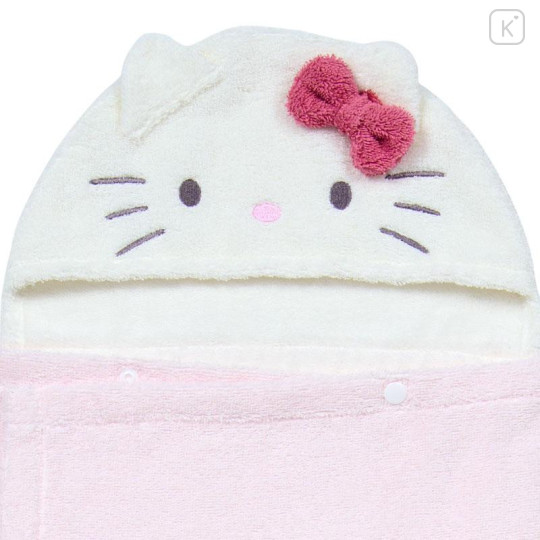 Japan Sanrio Original Bath Towel Poncho - Hello Kitty : Sanrio Baby - 5