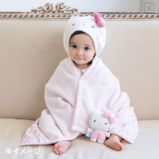 Japan Sanrio Original Bath Towel Poncho - Hello Kitty : Sanrio Baby - 7