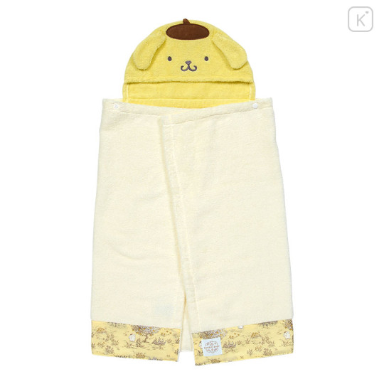 Japan Sanrio Original Bath Towel Poncho - Pompompurin : Sanrio Baby - 1