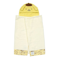 Japan Sanrio Original Bath Towel Poncho - Pompompurin : Sanrio Baby