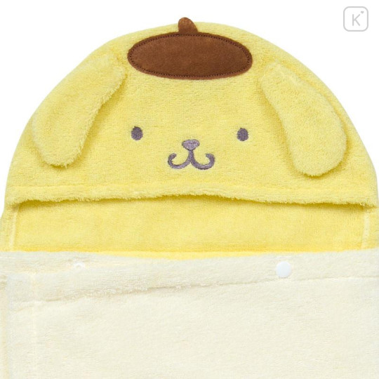 Japan Sanrio Original Bath Towel Poncho - Pompompurin : Sanrio Baby - 5