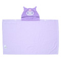 Japan Sanrio Original Bath Towel Poncho - Kuromi : Sanrio Baby - 2