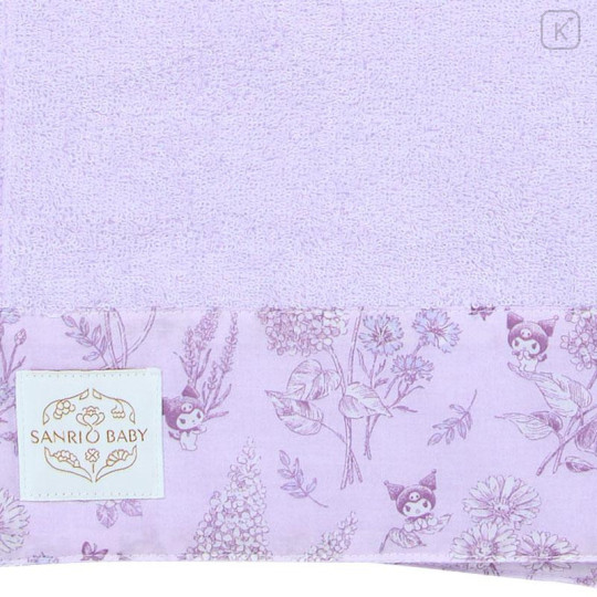 Japan Sanrio Original Bath Towel Poncho - Kuromi : Sanrio Baby - 6