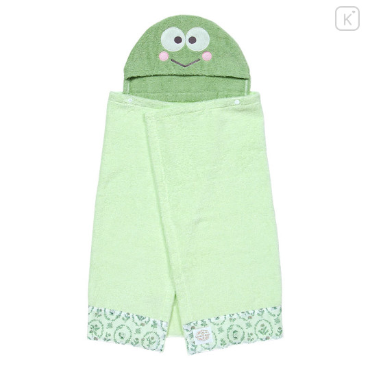 Japan Sanrio Original Bath Towel Poncho - Keroppi : Sanrio Baby - 1
