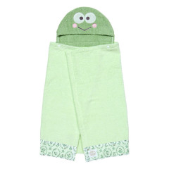 Japan Sanrio Original Bath Towel Poncho - Keroppi : Sanrio Baby