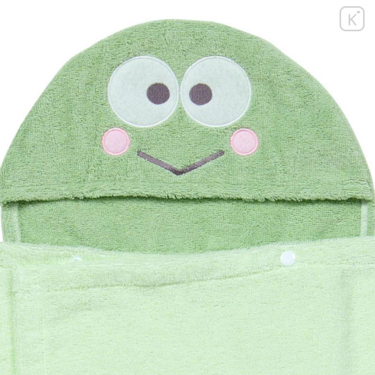 Japan Sanrio Original Bath Towel Poncho - Keroppi : Sanrio Baby - 5