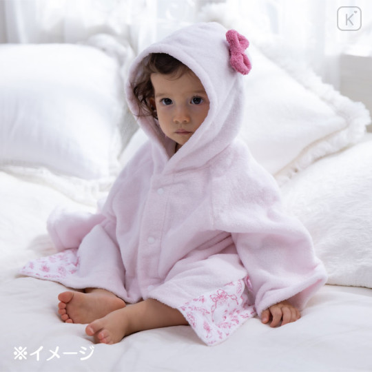 Japan Sanrio Original Bathrobe 70-90cm - Hello Kitty : Sanrio Baby - 7