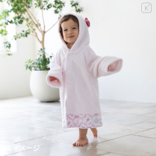 Japan Sanrio Original Bathrobe 70-90cm - Hello Kitty : Sanrio Baby - 8