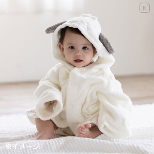 Japan Sanrio Original Bathrobe 70-90cm - Pochacco : Sanrio Baby - 7