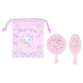 Japan Sanrio Original Mirror & Brush Set - Hello Kitty - 1