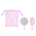 Japan Sanrio Original Mirror & Brush Set - Hello Kitty - 2