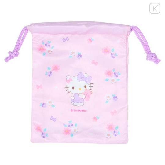 Japan Sanrio Original Mirror & Brush Set - Hello Kitty - 4