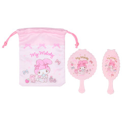 Japan Sanrio Original Mirror & Brush Set - My Melody