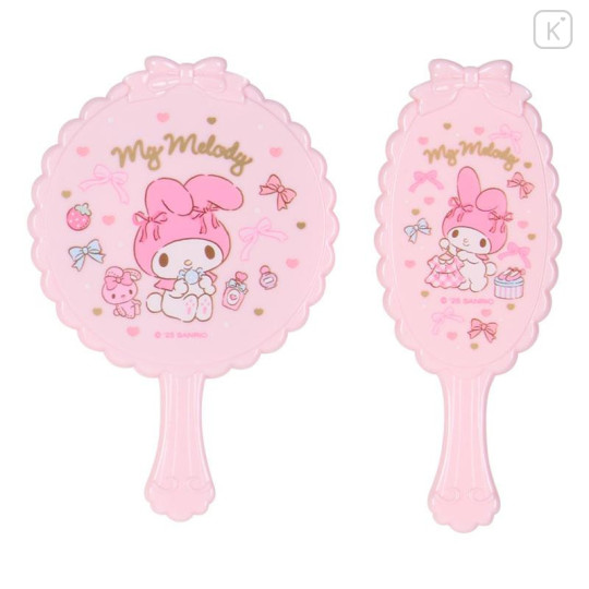 Japan Sanrio Original Mirror & Brush Set - My Melody - 5