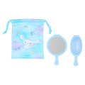 Japan Sanrio Original Mirror & Brush Set - Cinnamoroll - 2