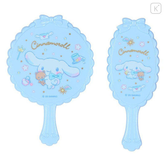 Japan Sanrio Original Mirror & Brush Set - Cinnamoroll - 5