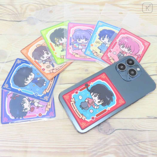 Japan Ranma Big Sticker - Akane Tendo Card Style - 2