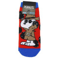 Japan Peanuts Fluffy Socks - Snoopy : Joe Cool Detective - 1