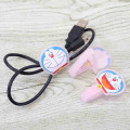 Japan Doraemon Cable Tie Set - Doraemon : Funny Face Pink - 2