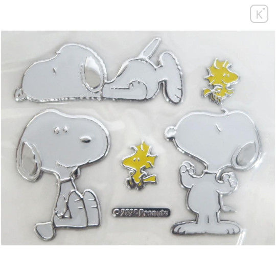 Japan Peanuts Emblem Deco Sticker - Snoopy & Woodstock : Car Sticker - 1
