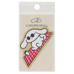 Japan Sanrio Vinyl Sticker - I.Cinnamoroll : Sunglasses Relax