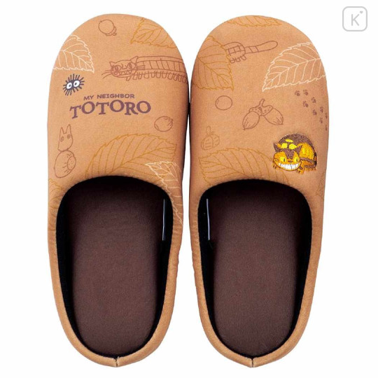 Japan Ghibli Room Slippers - My Neighbor Totoro : Cat Bus Brown - 1