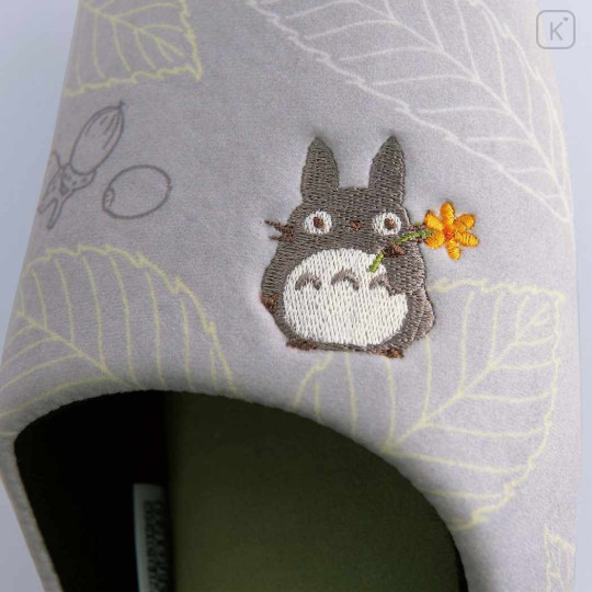 Japan Ghibli Room Slippers - My Neighbor Totoro : Grey - 3