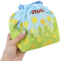 Japan Ghibli Drawstring Pouch & Lunch Bag - My Neighbor Totoro : Dandelion Flower Blue Sky - 3