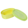 Japan Ghibli Nesting Food Storage Container Set - My Neighbor Totoro : Dandelion Flower Yellow Green - 2