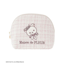 Japan San-X Maison de FLEUR Round Pouch - Korilakkuma : 6th Collaboration