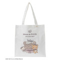 Japan San-X Maison de FLEUR Square Tote Bag - Korilakkuma & Rilakkuma : 6th Collaboration Ivory - 1