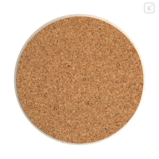 Japan Sanrio Tachikichi Water-absorbing Coaster - Hello Kitty : Cherry Blossom Silhouette - 2