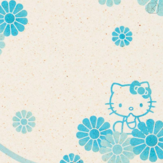 Japan Sanrio Tachikichi Water-absorbing Coaster - Hello Kitty : Chrysanthemum - 4