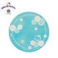 Japan Sanrio Tachikichi Water-absorbing Coaster - Hello Kitty : Chrysanthemum Silhouette - 1