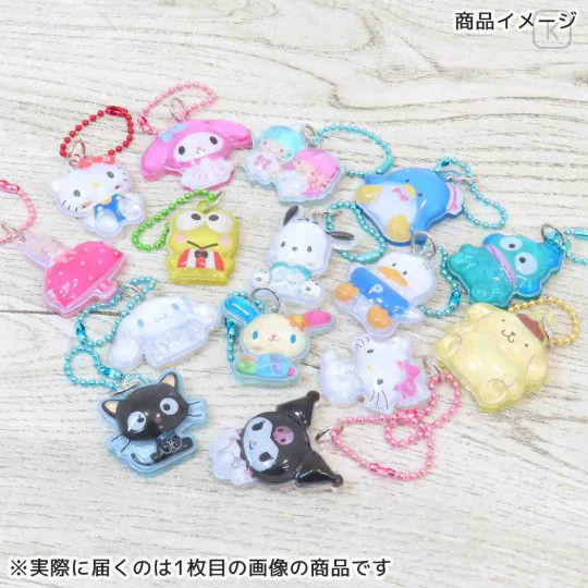 Japan Sanrio Acrylic Keychain - Chococat : Plump 3D - 3