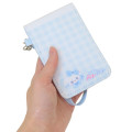 Japan Heisei Retro Pass Case Card Holder & Reel - Magical Berry Rabbit Blue - 2