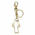 Japan Moomin Metal Keychain - Hattifatteners : Curious Gold - 2