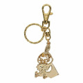 Japan Moomin Metal Keychain - Little My : Flower Gold - 1