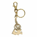 Japan Moomin Metal Keychain - Little My : Flower Gold - 2