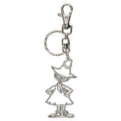 Japan Moomin Metal Keychain - Snufkin : Silver