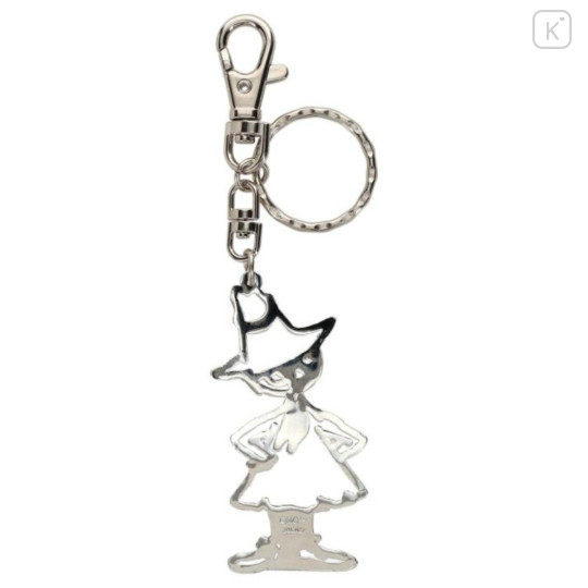 Japan Moomin Metal Keychain - Snufkin : Silver - 2
