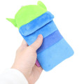 Japan Disney Photo Holder Card Case Keychain - Toy Story Little Green Men Aliens : Fluffy Face - 2