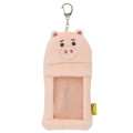Japan Disney Photo Holder Card Case Keychain - Toy Story Little Hamm : Fluffy Face - 1