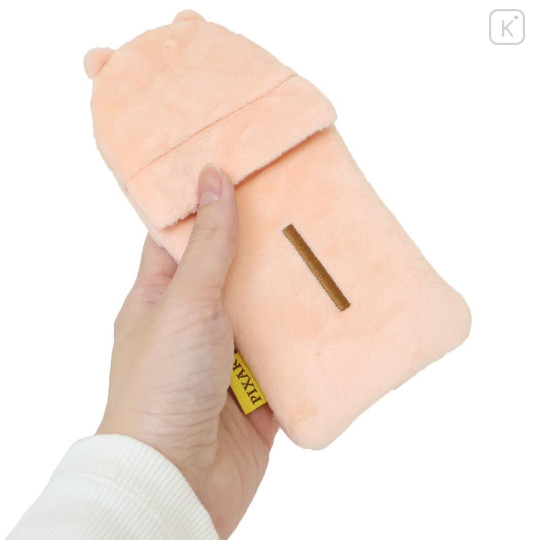 Japan Disney Photo Holder Card Case Keychain - Toy Story Little Hamm : Fluffy Face - 2