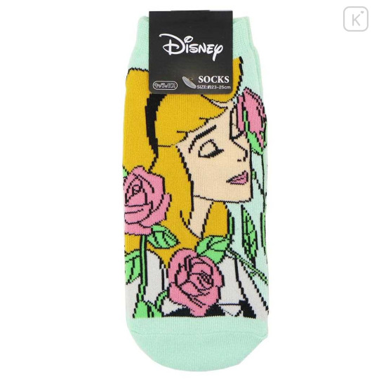 Japan Disney Socks - Aurora : Flower - 1