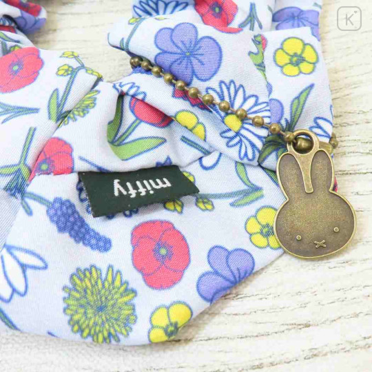 Japan Miffy Hair Scrunchie - Miffy : Fragrance Purple Blue Flower - 3
