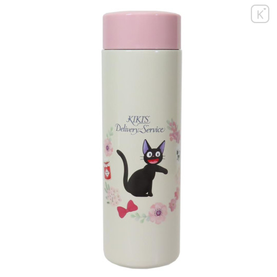 Japan Ghibli Ultra Lightweight Stainless Steel Bottle 350ml - Kiki's Delivery Service : Jiji Pink Ivory - 1