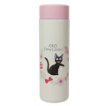Japan Ghibli Ultra Lightweight Stainless Steel Bottle 350ml - Kiki's Delivery Service : Jiji Pink Ivory - 1