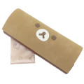 Japan San-X Glasses Case - Rilakkuma : Face Flocked - 1